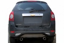 Chevrolet Captiva 2006–2019 Zadní ochranný rám AK008 Black (nerez) fotografie 1