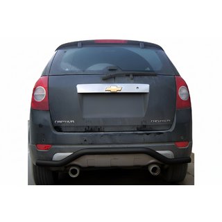 Zadní ochranný rám AK008 Black (nerez) Chevrolet Captiva 2006–2019