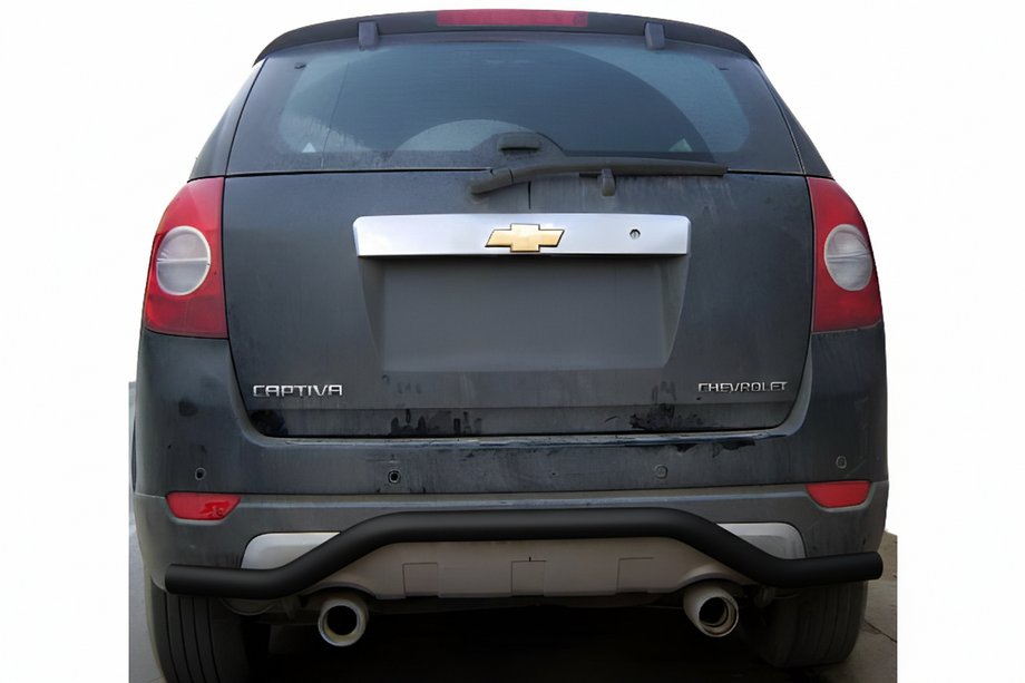 Chevrolet Captiva 2006–2019 Zadní ochranný rám AK008 Black (nerez) Image