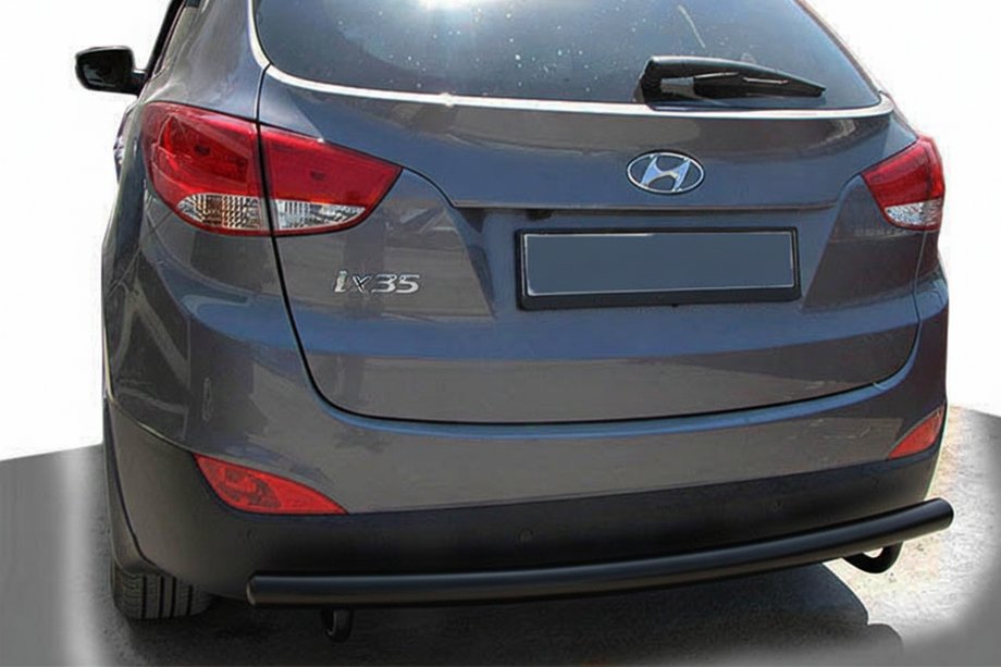 Hyundai IX-35 2010–2015 Zadní ochranný rám AK002 Black (nerez) Image