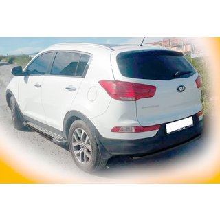 Zadní ochranný rám AK002-1 Black (nerez) Kia Sportage 2010–2015 fotografie 2