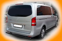 Mercedes Vito/V-class W447 2014– Zadní ochranný rám AK002 Black (nerez) fotografie 2