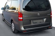 Mercedes Vito/V-class W447 2014– Zadní ochranný rám AK002 Black (nerez) fotografie 1