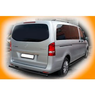 Zadní ochranný rám AK002 Black (nerez) Mercedes Vito/V-class W447 2014– fotografie 2