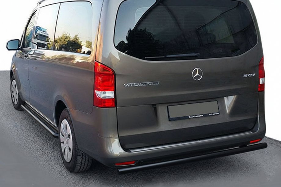 Mercedes Vito/V-class W447 2014– Zadní ochranný rám AK002 Black (nerez) Image