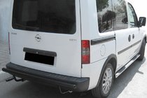 Opel Combo 2002–2012 Zadní ochranný oblouk AK002 Black (nerez) fotografie 1