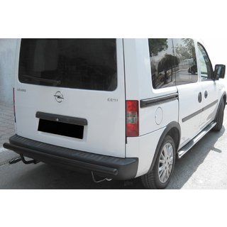 Zadní ochranný oblouk AK002 Black (nerez) Opel Combo 2002–2012