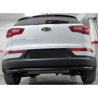 Zadní ochranný oblouk AK002 Black (nerez) Kia Sportage 2010–2015