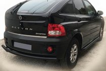 SsangYong Action 2005–2018 Zadní ochranný rám AK002 Black (nerez) fotografie 1