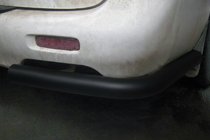 Hyundai H200, H1, Starex 1998–2007 Zadní rohy AK003 Black (2 ks, nerez) fotografie 1