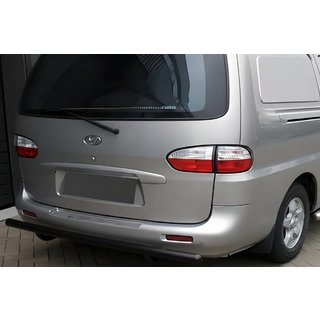 Zadní ochranné oblouky AK002 Black (2 ks, nerez) Hyundai H200, H1, Starex 1998–2007