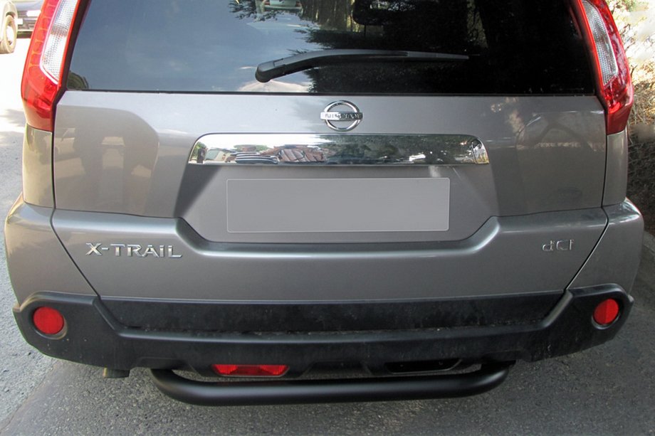 Nissan X-trail T31 2007–2014 Zadní oblouk AK007 Black (2 ks, nerez) Image