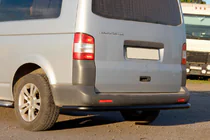 Volkswagen T6 2015–2024 Zadní rohy AK003 Black (2 ks, nerez) fotografie 3