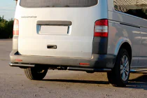 Volkswagen T6 2015–2024 Zadní rohy AK003 Black (2 ks, nerez) fotografie 9
