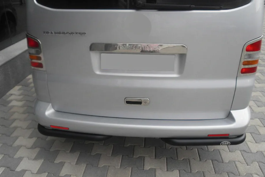 Volkswagen T6 2015–2024 Zadní rohy AK003 Black (2 ks, nerez) Image