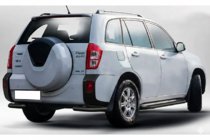 Chery Tiggo 3 2005– Zadní rohy AK003 Black (2 ks, nerez) fotografie 1