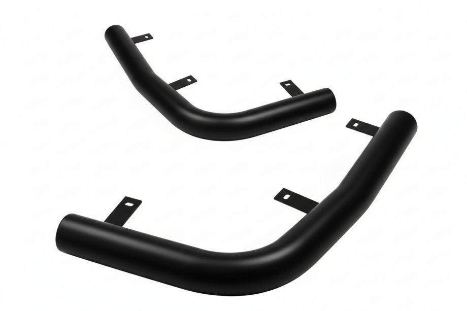 Toyota Hilux 2015– Zadní rohy AK003 Black (2 ks, nerez) Image