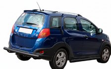 Chery Beat 2009–2015 Zadní ochranné oblouky AK002 Black (2 ks, nerez) fotografie 2