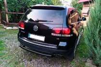 Volkswagen Touareg 2002–2010 Zadní ochranné oblouky AK002 Black (2 ks, nerez) fotografie 3