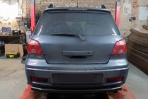 Mitsubishi Outlander 2001–2006 Zadní ochranný rám AK002/2 Black (nerez) fotografie 2