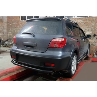 Zadní ochranný rám AK002/2 Black (nerez) fotografie 1