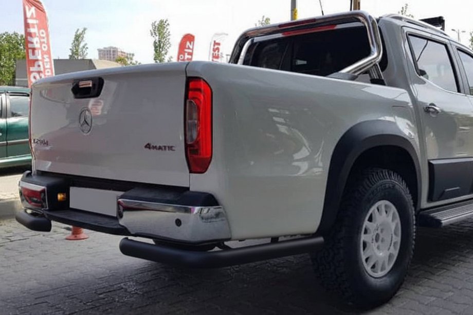 Ford Ranger 2011–2022 Zadní ochranný rám AK003 Black (2018-2022, nerez) Image