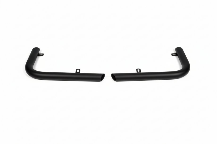 Mercedes X-Class 2017–2020 Zadní ochranný rám AK003 Black (nerez, 60 mm) Image