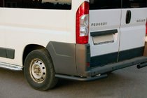 Opel Movano 2021– Zadní rohy AK003 Black (2 ks, nerez) fotografie 1