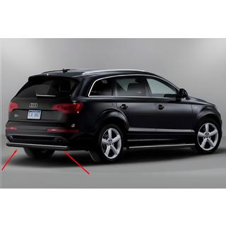 Zadní ochranný rám AK002 Black (nerez) Audi Q7 2005–2015