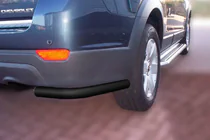 Chevrolet Captiva 2006–2019 Zadní rohy AK003 Black (2 ks, nerez) fotografie 1