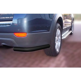 Zadní rohy AK003 Black (2 ks, nerez) Chevrolet Captiva 2006–2019