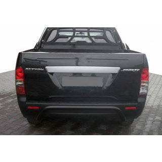Zadní ochranný oblouk AK006 Black (nerez) SsangYong Action 2005–2018 fotografie 1