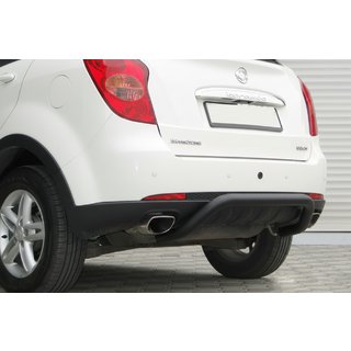 Zadní ochranný oblouk AK006 Black (nerez) SsangYong Action 2005–2018 fotografie 2