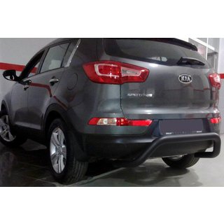 Zadní ochranný rám AK007 Black (nerez) Kia Sportage 2010–2015 fotografie 1