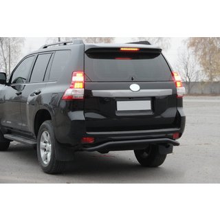 Zadní ochranný rám AK008 Black (nerez) Toyota Land Cruiser Prado 150 2009–2023 fotografie 1