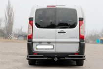 Peugeot Expert 2007–2016 Zadní rohy AK-003-Double Black (2 ks, nerez) fotografie 2