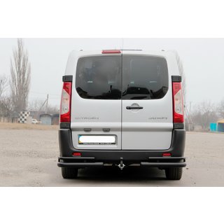 Zadní rohy AK-003-Double Black (2 ks, nerez) Peugeot Expert 2007–2016 fotografie 2