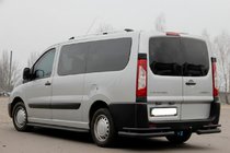Fiat Scudo 2007–2015 Zadní rohy AK003-Double Black (2 ks, nerez) fotografie 3