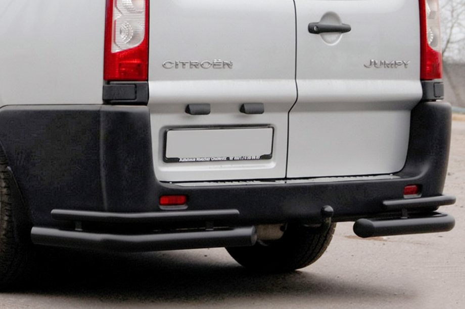 Fiat Scudo 2007–2015 Zadní rohy AK003-Double Black (2 ks, nerez) Image