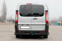 Citroen Jumpy 2007–2017 Zadní rohy Double Black (2 ks, nerez) fotografie 2