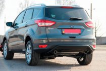 Ford Kuga/Escape 2013–2019 Zadní ochranný oblouk AK007 Black (nerez) fotografie 6