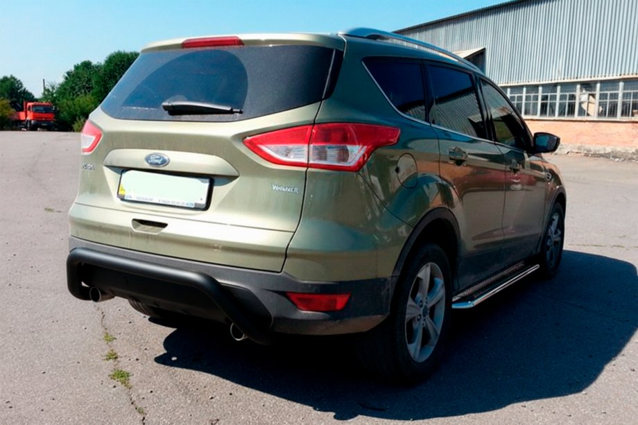 Ford Kuga/Escape 2013–2019 Zadní ochranný oblouk AK007 Black (nerez) Image