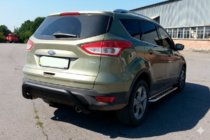 Ford Kuga 2008–2013 Zadní ochranný oblouk AK007 Black (nerez) fotografie 7
