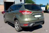 Ford Kuga 2008–2013 Zadní ochranný oblouk AK007 Black (nerez) fotografie 1