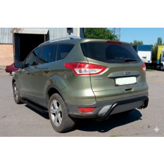 Zadní ochranný oblouk AK007 Black (nerez) Ford Kuga 2008–2013 fotografie 1
