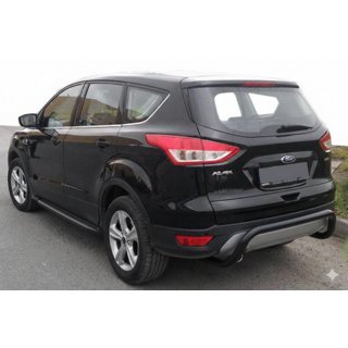 Zadní ochranný oblouk AK007 Black (nerez) Ford Kuga 2008–2013 fotografie 4