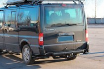 Ford Transit 2000–2014 Zadní rohy AK003-Double Black (nerez) fotografie 2