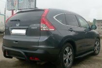 Honda CRV 2012–2016 Zadní ochranný oblouk AK007 Black (nerez) fotografie 2