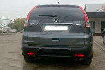 Honda CRV 2012–2016 Zadní ochranný oblouk AK007 Black (nerez) fotografie 3