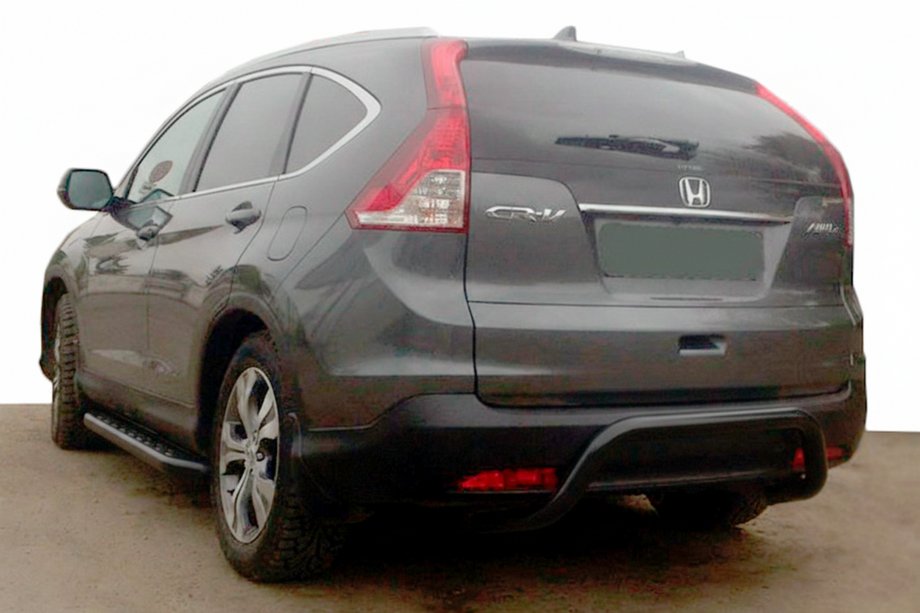 Honda CRV 2012–2016 Zadní ochranný oblouk AK007 Black (nerez) Image